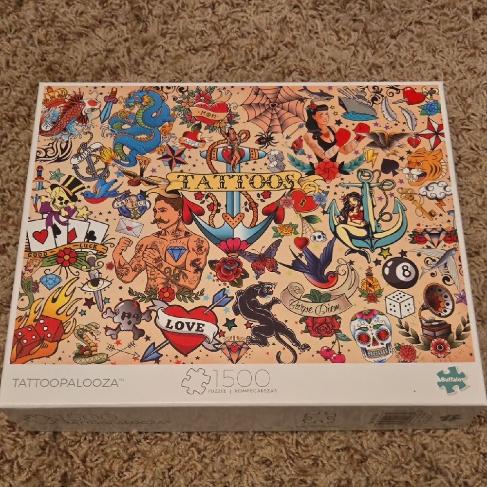 TattooPalooza 1500 Piece Puzzle
